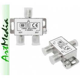 rozgałęźnik spliter F 2W do TV kablowej
