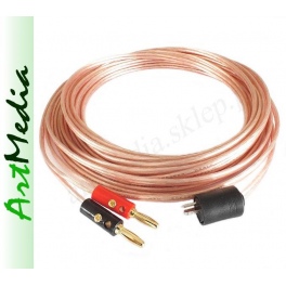 kabel wtyk głośnikowy bananowe RADMOR Cu HQ  5,0 m