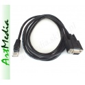 kabel RS232 COM gniazdo - RJ45 wtyk  1,8 m