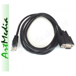 kabel RS232 COM gniazdo - RJ45 wtyk  1,8 m