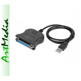 konwerter kabel USB 2.0 wtyk - LPT gniazdo DB25
