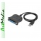 konwerter kabel USB 2.0 wtyk - LPT gniazdo DB25