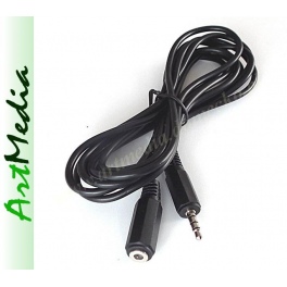 kabel przedłużacz Jack 3,5 mm 4 PIN polowy 2,5 m 