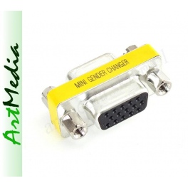 Gender Changer DB15H VGA female żeńskie gniazdo