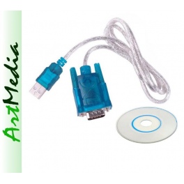 konwerter USB 2.0 - RS232 DB9 COM ( + CD ) 0,7m