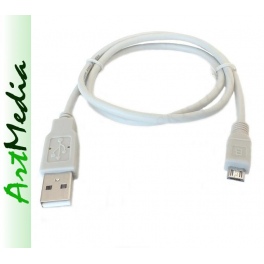 USB 2.0 Am wtyk - USB Bm wtyk  micro - kabel 1,8m