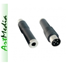 adapter słuchawkowy wtyk DIN590 - Jack 6,3 gniazdo
