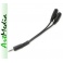 adapter rozgałęźnik Jack 3,5 wtyk na 2 gniazda 