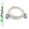 kabel  Null-Modem  DB9 RS232 skros. linka ekran m-ż 10,0 m