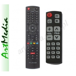 pilot LED TV Funai 22FL532 26FL532 32FL532 - dla Seniora, osoby starszej , do hotelu
