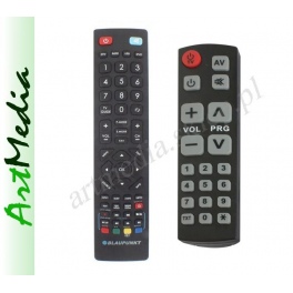 pilot TV LED Blaupunkt  B32PW122 BK - dla Seniora, osoby starszej , do hotelu