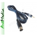 kabel AUDIO Jack 3.5 - DIN-5 545 - RADMOR  2,4 m