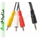 kabel Jack 3,5  4PIN - 3RCA Audio Ferguson Ariva 750i - 1,5m