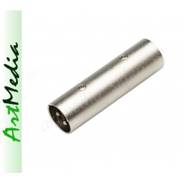 adapter XLR wtyk - XLR wtyk, złączka, mufa