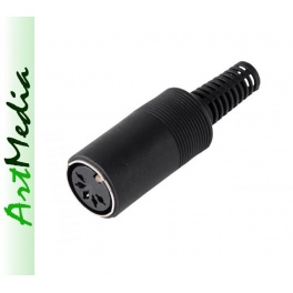 gniazdo na kabel DIN-5 WM545 - DIORA ELTRA RADMOR