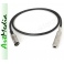 kabel Jack 6,3 gniazdo mono - wtyk DIN 3 - ELTRON mono  0,5 m