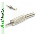 wtyk Jack 3,5 4 PIN, 4 polowy metal na kabel