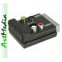 adapter sumator 2 SCART EURO - SVHS+3-RCA IN-OUT