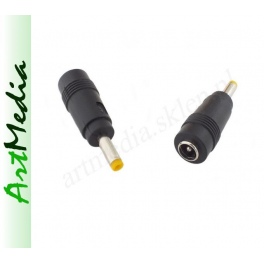 adapter redukcja DC 2.1 x 5.5 gniazdo - 1.3 x 3.4 wtyk
