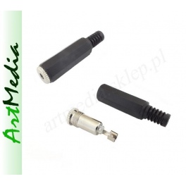 Jack 3,5 4 PIN polowy gniazdo na kabel