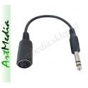 adapter DIN-5 545 gniazdo IN - wtyk Jack 6,3 Stereo