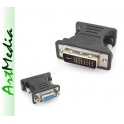 adapter VGA DB15H gniazdo - DVI (24+5) wtyk