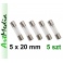 bezpiecznik WTA-F 5x20mm 250V  5A - 5 szt.