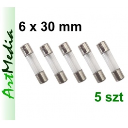 bezpiecznik WTA-F 6x30mm 250V   800mA - 5 szt.