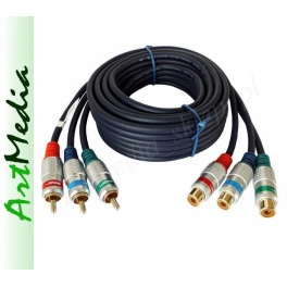 przedłużacz 3 RCA chinch RGB Vitalco 5,0 m przedłużacz 3 RCA chinch RGB Vitalco 5,0 m