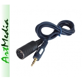 kabel Audio DIN8 845 gniazdo Lancia Lybra - Jack 3,5 wtyk 1,5 m