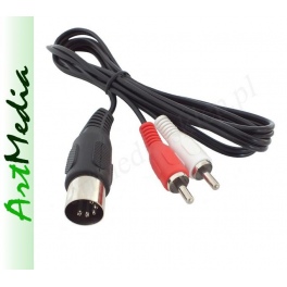 kabel 2 RCA CHINCH - DIN-5 ( 2RCA WM 545 ) 1,5 m