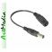 adapter redukcja DC 2.1 x 5.5 gniazdo - 2,5 x 5,5 wtyk z kablem