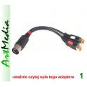 kabel adapter DIN 5 545 wtyk - 2 gniazda RCA OUT 