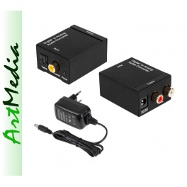 konwerter Audio cyfrowy DIGITAL - analogowy ANALOG