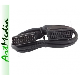 kabel SCART - EURO SCART wtyk gniazdo 21 PIN 1,5 m