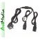 kabel sieciowy VDE podwójny  2 x komputer PC  1,8 