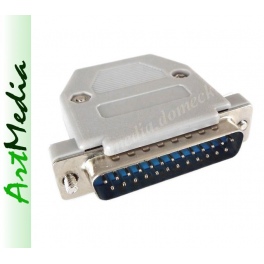D-SUB DB25 - wtyk w obudowie plastikowej