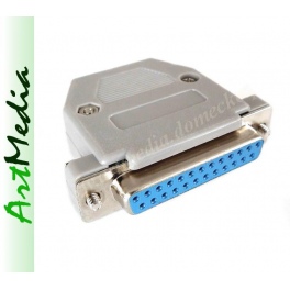 D-SUB DB25 - gniazdo w obudowie plastikowej