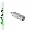 adapter przejści&oacute;wka BNC gniazdo - RCA wtyk
