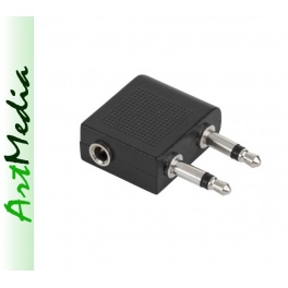 adapter Jack 3,5 wtyki Mono gn. Stereo samolot bus