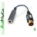 adapter Jack 6,3 gniazdo - DIN-5 WM545 wtyk IN