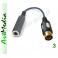 adapter Jack 6,3 gniazdo - DIN-5 WM545 wtyk IN