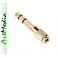 adapter Jack 6,3 wtyk - 3,5 gniazdo metalowy ST Au