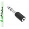 adapter Jack 6,3 wtyk - 3,5 gniazdo plastik Stereo