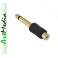 adapter Jack 6,3 wtyk - RCA chinch gniazdo  Au