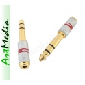 adapter Jack 6,3 wtyk - 3,5 gniazdo Stereo Vitalco