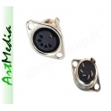 gniazdo DIN-5 PIN GM545 montażowe metalowe