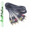 kabel 3RCA chinch - 3-RCA VITALCO łezka  1,5 m